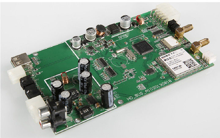 অটোমোটিভ পিসিবি বিজিএ পিসিবি সমাবেশ FR-4 ENIG FPC PCB সবুজ নীল সোল্ডার মাস্ক 4 মিলি ট্র্যাক