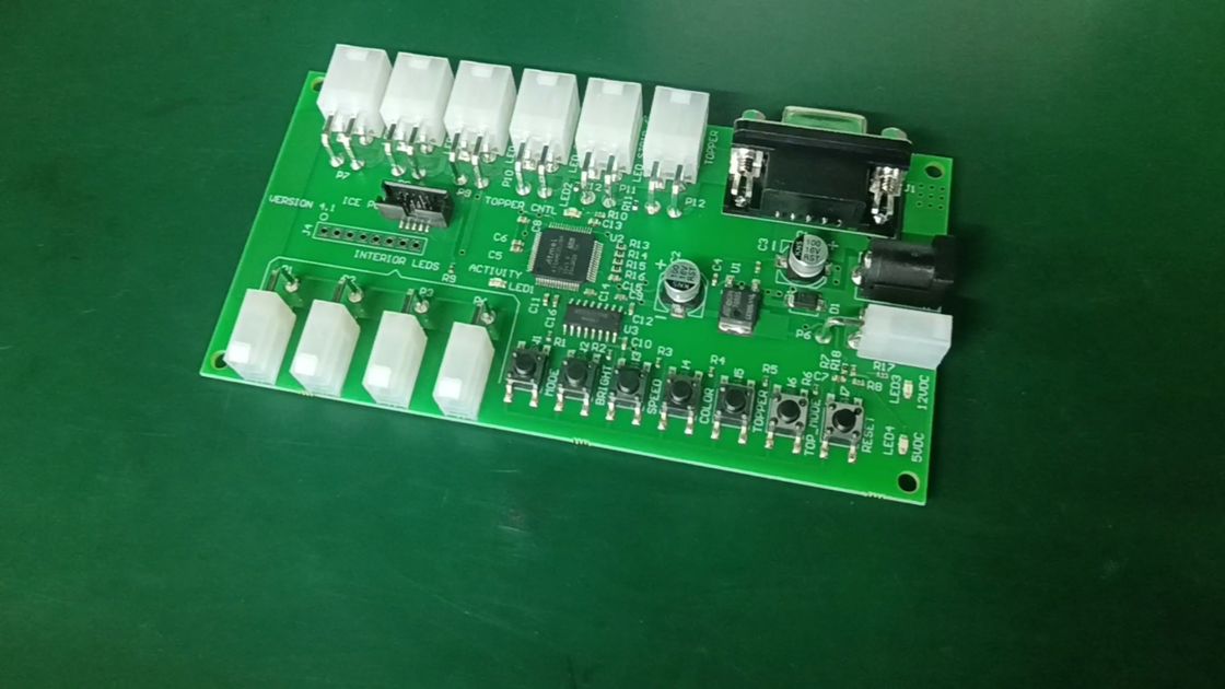 রজার্স লিড ফ্রি HASL পাওয়ার প্রোটেকশন FR4 PCB অ্যাসেম্বলি 0.5-10 OZ কপার পুরুত্ব 0.4mm-5mm