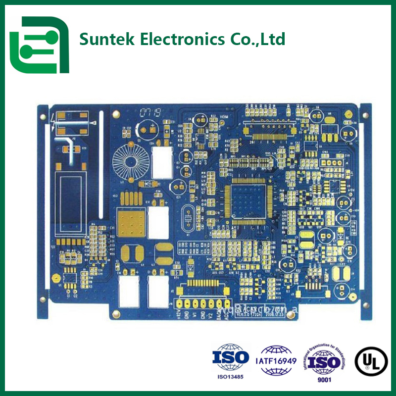 OEM / ODM ENIG মাল্টিলেয়ার অ্যালুমিনিয়াম PCB অ্যাসেম্বলি RoHS কমপ্লায়েন্ট 100% ই-টেস্ট AOI টেস্ট