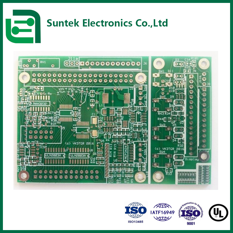 OEM / ODM ENIG মাল্টিলেয়ার অ্যালুমিনিয়াম PCB অ্যাসেম্বলি RoHS কমপ্লায়েন্ট 100% ই-টেস্ট AOI টেস্ট