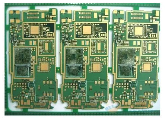 RCC বিল্ড-আপ উপাদান জন্য নিমজ্জন গোল্ড PCB সমাবেশ 0.2mm 8mil Min গর্ত আকার অর্জন
